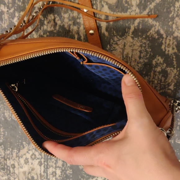 Caramel leather Rebecca Minkoff Large M.A.C. crossbody bag - Picture 6 of 16